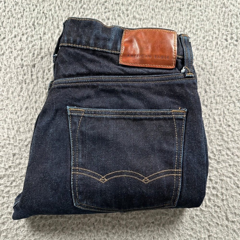 American‎ Eagle Selvedge Jeans Men's Raw Original Taper 31x30(31x26.5 Fits)